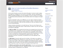 Tablet Screenshot of blog.slideboom.com